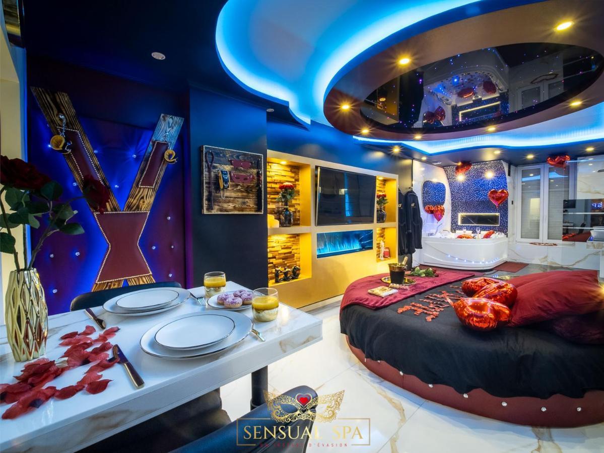Sensual Spa- Love Room Jacuzzi Hammam Terrasse Nancy Exterior foto