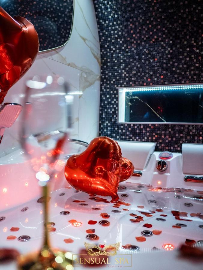 Sensual Spa- Love Room Jacuzzi Hammam Terrasse Nancy Exterior foto