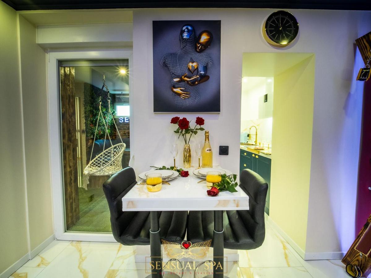 Sensual Spa- Love Room Jacuzzi Hammam Terrasse Nancy Exterior foto