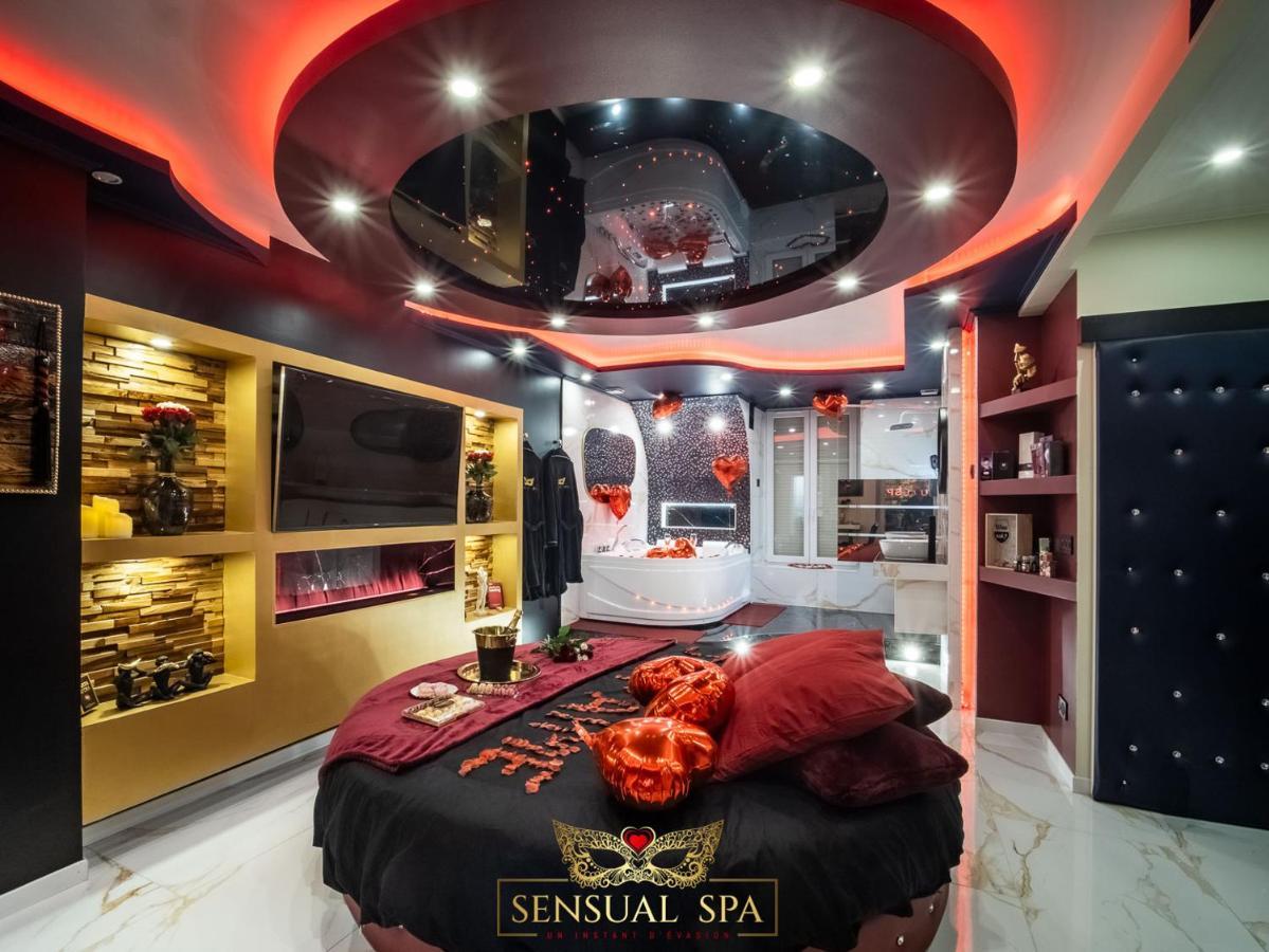 Sensual Spa- Love Room Jacuzzi Hammam Terrasse Nancy Exterior foto